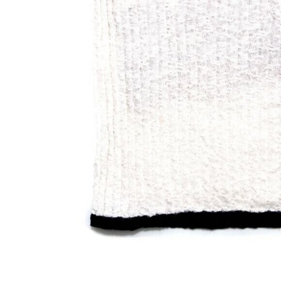 Authentic CHANEL CC White Cotton Midi Dress Vintage Cruise Collection - Picture 6 of 10